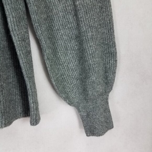NEW Nordstrom Halogen Plus XL Ribbed Knit Pullover Sweater in Gray Dark Heather - Picture 4 of 12